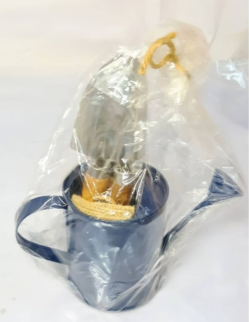 植木鉢 セット ポルトガル製　3鉢　陶器製　ジョウロ スコップ付き アンティーク