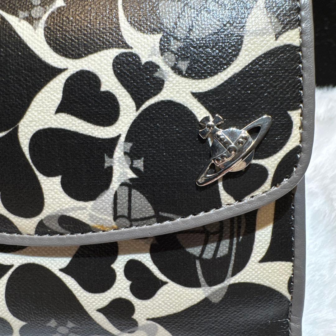 【希少廃盤】Vivienne Westwood 二つ折り財布ハート柄 新品未使用