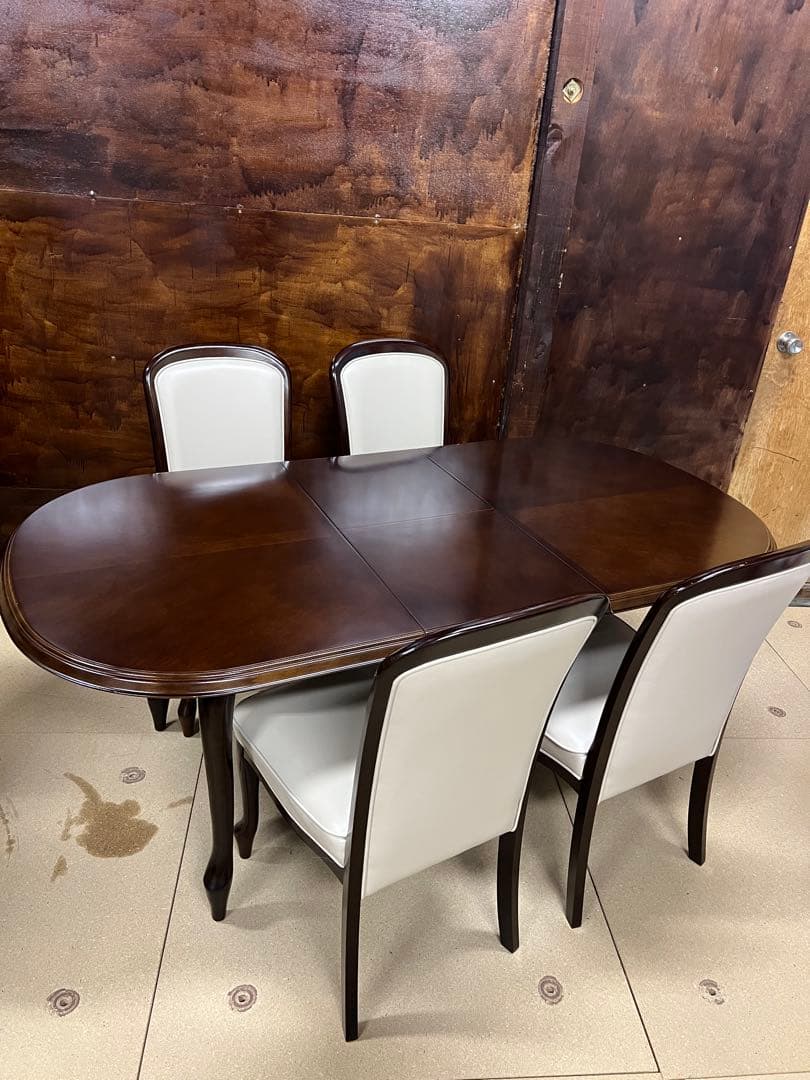 マルニ木工　ベルサイユ楕円形ダイニングテーブル