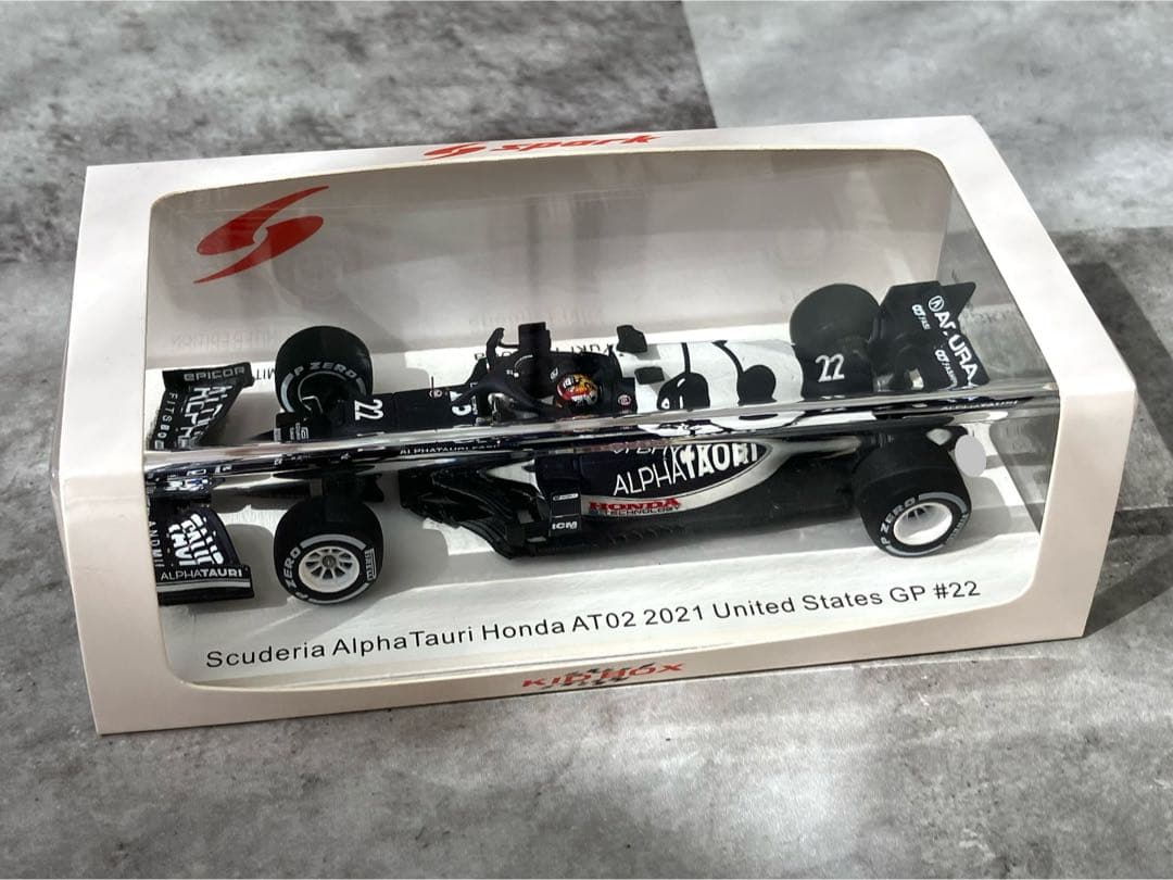 キッドボックス別注 1/43 アルファタウリAT02 2021USGP 角田裕毅