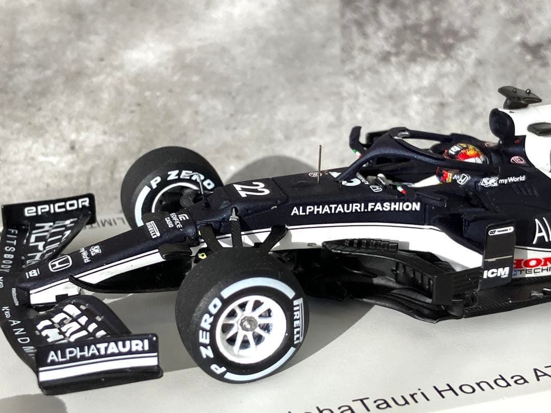 キッドボックス別注 1/43 アルファタウリAT02 2021USGP 角田裕毅