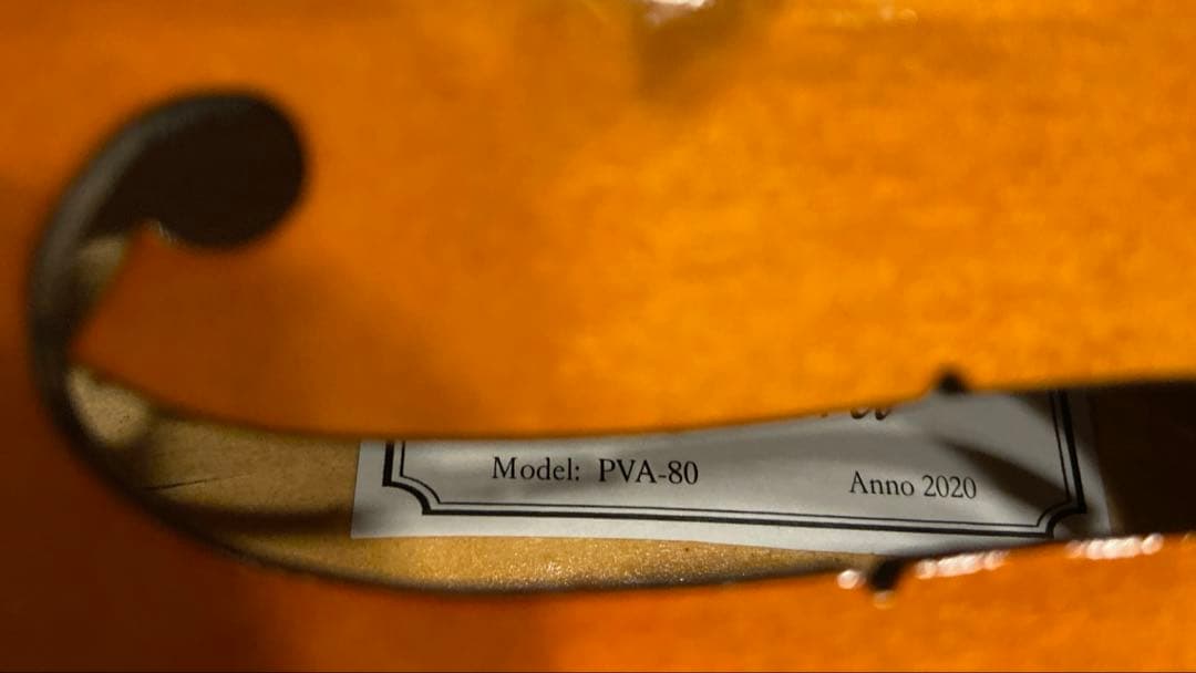 Primera PVA-80 ビオラ本体(弓、ケース付き)