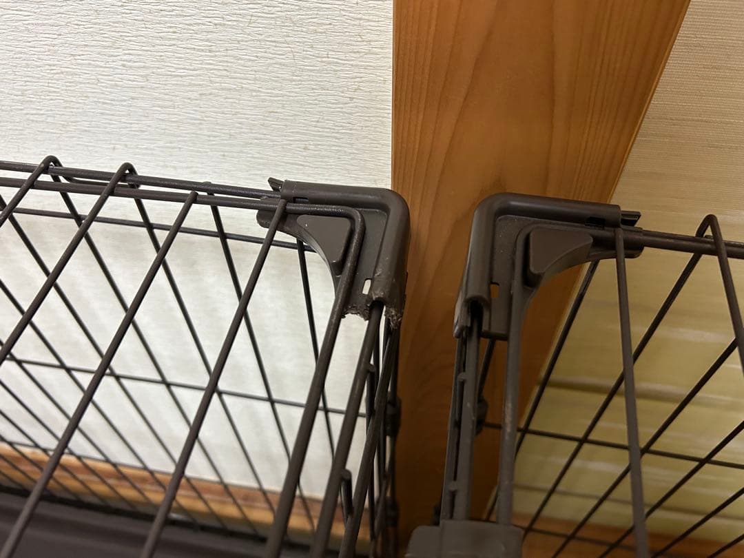 アイリスオーヤマ犬用ペットサークル 2つ連結可能PCS1400V