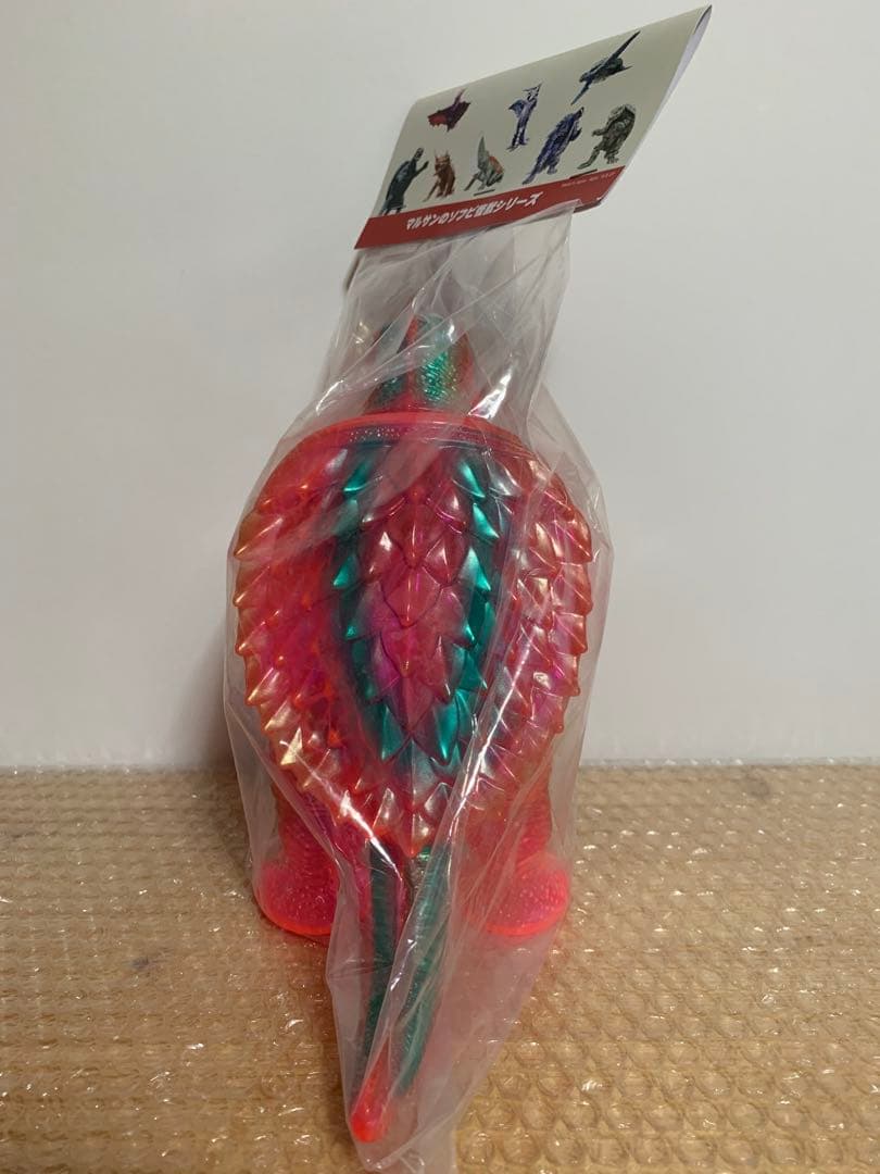 マルサン　昭和ガメラ　ピンクネオンクリア版　ソフビ