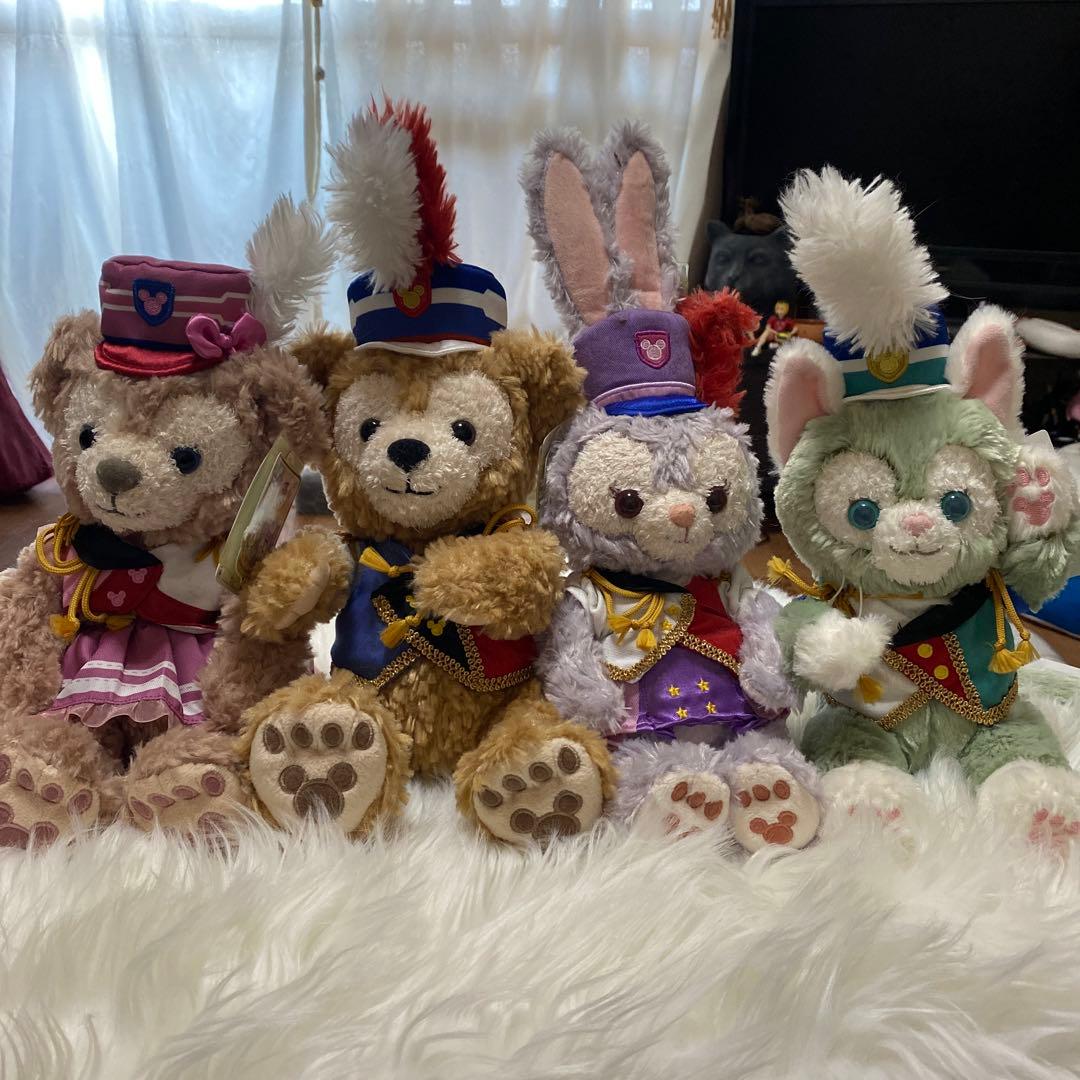 限定値下　ダッフィーフレンズぬいぐるみSS ハッピーマーチングファン 35周年