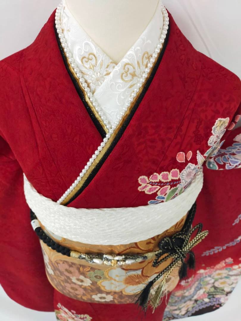 売約済み【WA-Modern】★★正絹　辻ヶ花　振袖7点フルセット★★