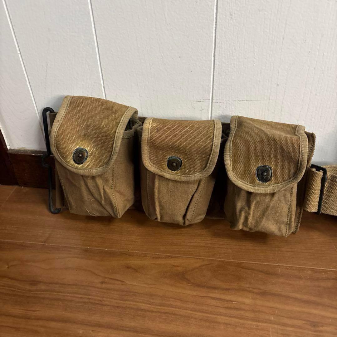 米軍　実物　WW1 WW2 M1918 BARガンナーベルト 送料無料