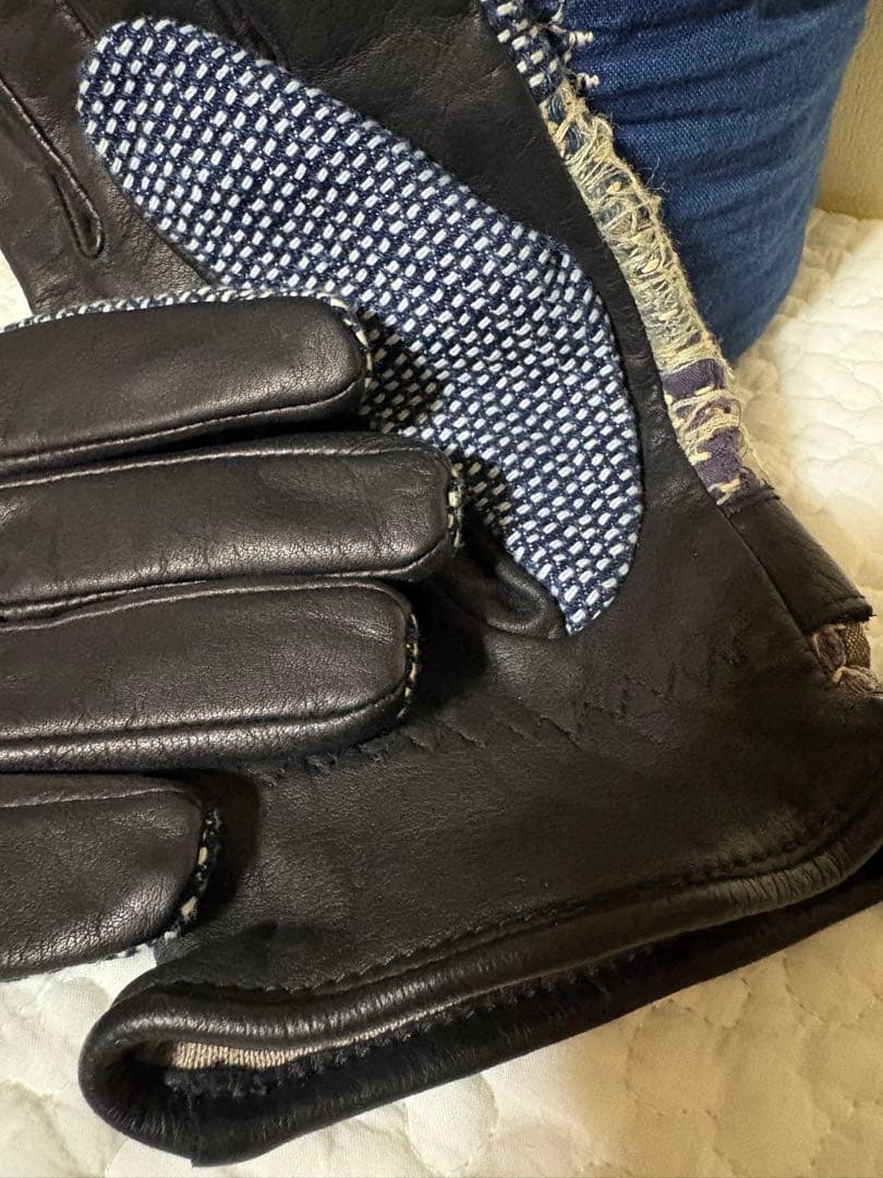 美品レア　キャピタル　刺子とレザーグローブ　手袋　襤褸　BORO サイズ3