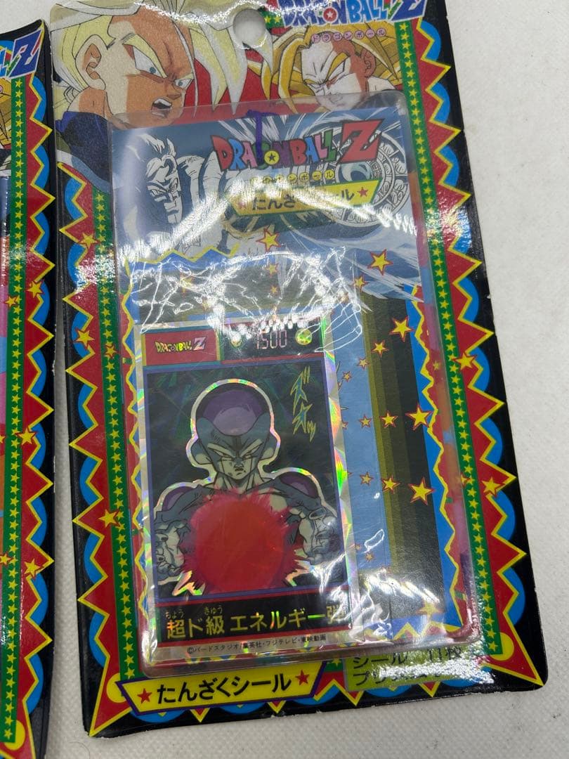 未開封　ドラゴンボールZ たんざくシール　当時物