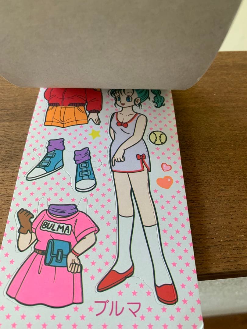 ドラゴンボール　ブルマ　ミニきせかえ　ラスト2セット