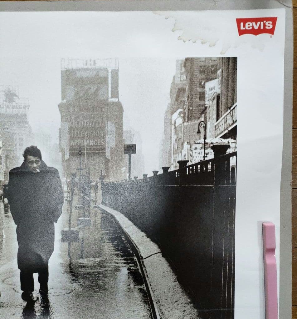 ジェームス・ディーン ポスター② ★リーバイス・ジミー★LEVI'S★希少