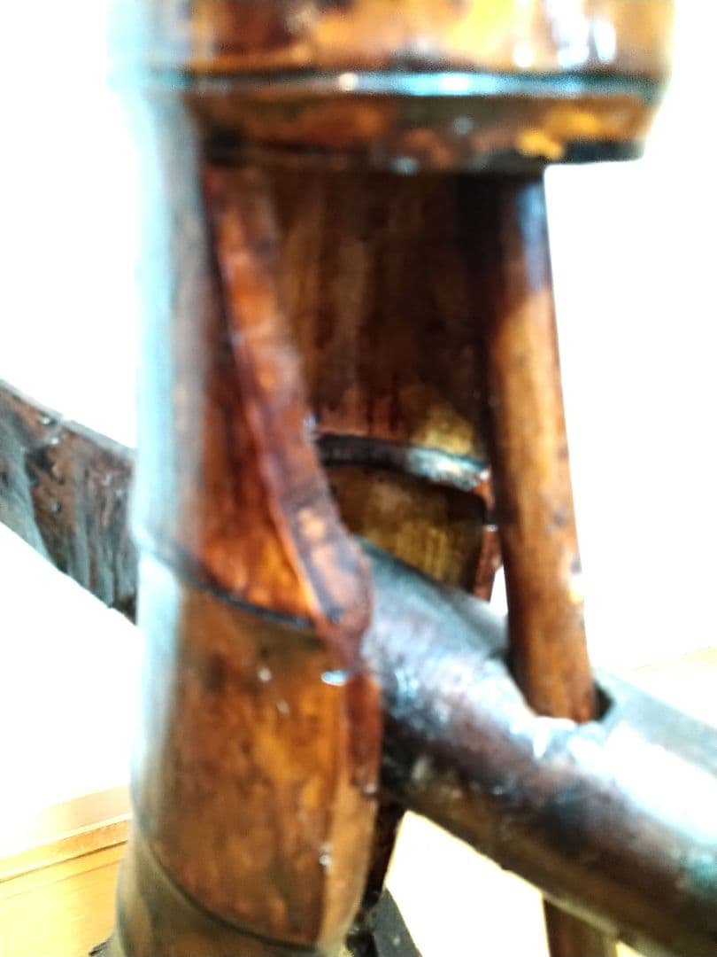 ♦【希少】超レアな【一点物】♦【高級】特大ロング【自在鉤】♦コレクション◆民芸品