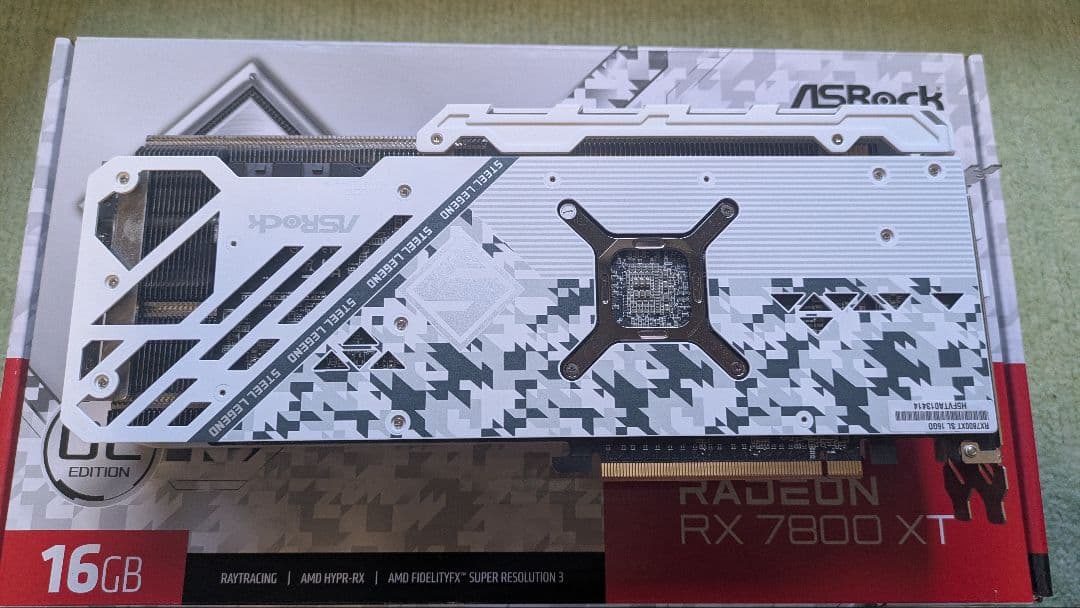 グラフィックボード・グラボ・ビデオカード ASRock Radeon RX 7800 XT 16GB