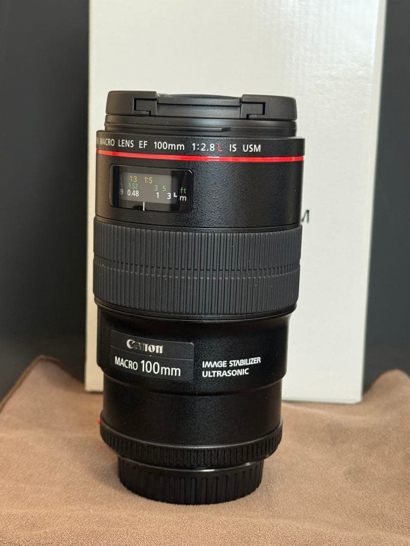 Canon EF100mm F2.8L Macro IS USM 超美品 元箱付