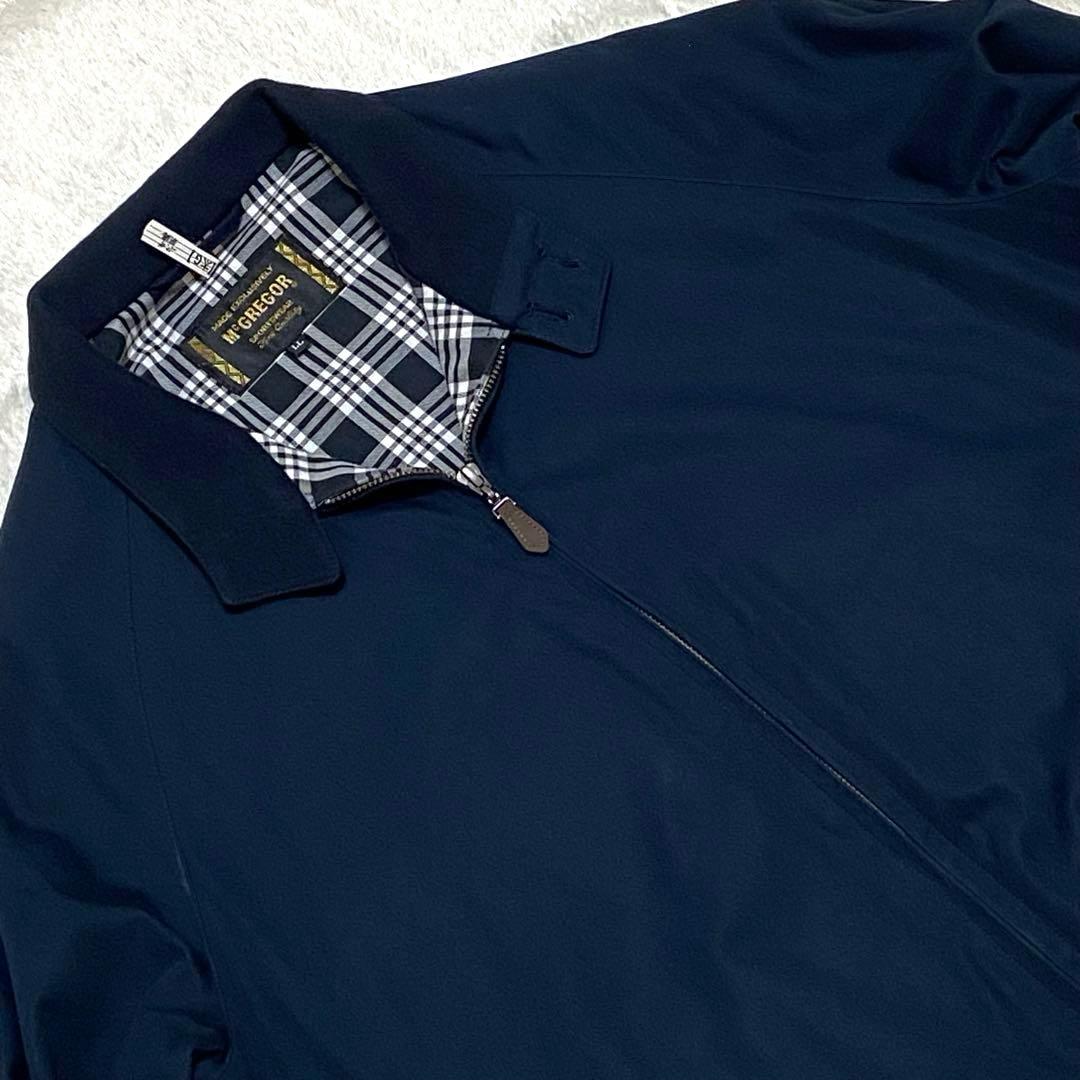 マックレガー スイングトップ ドリズラー ネイビー 裏地チェック G9型 LL