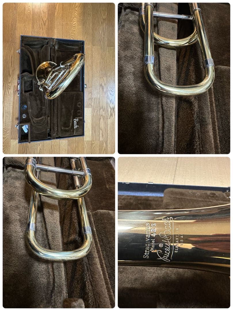 Bach バック　42BO テナーバストロンボーン　赤ベル