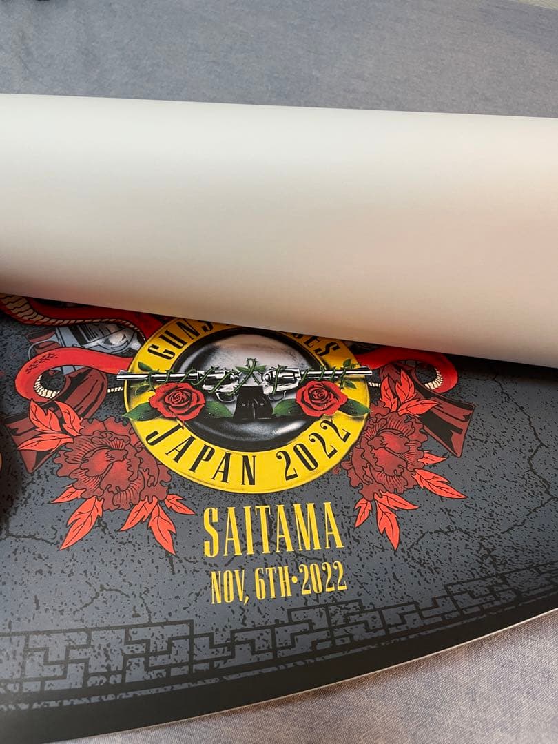 限定　Guns N' Roses 2022　Lithograph ポスター