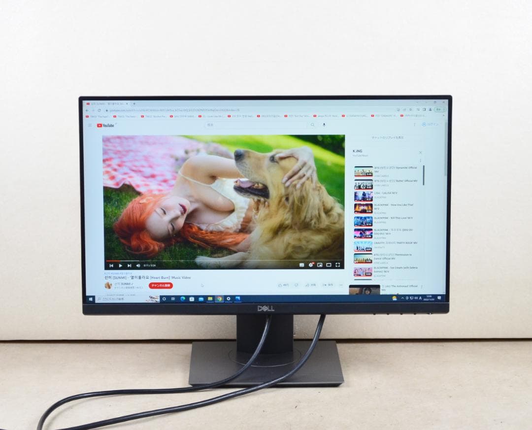 2台　超狭額　DELL　P2219H　21.5型　フルHD　HDMI　IPS