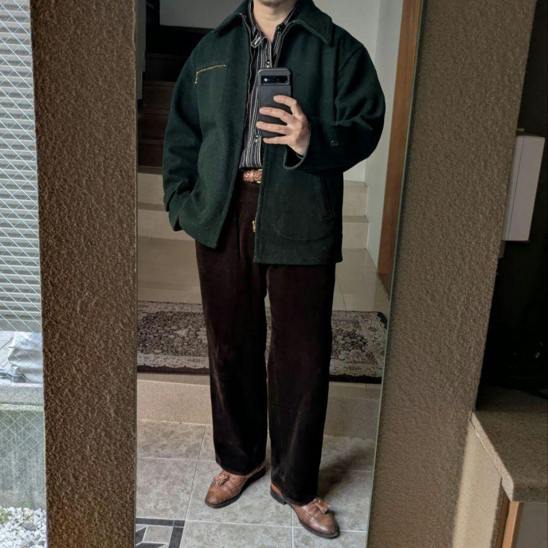 50s 60s JOHNSON　ジョンソン　マッキーノ　短丈　ウールジャケット