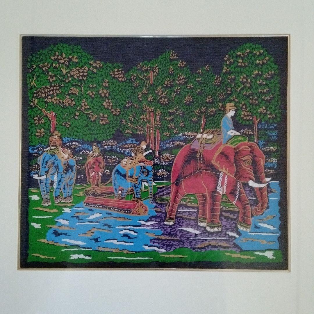 素晴らしいインド美術 【高級額装した印度絵画】 25000円で購入