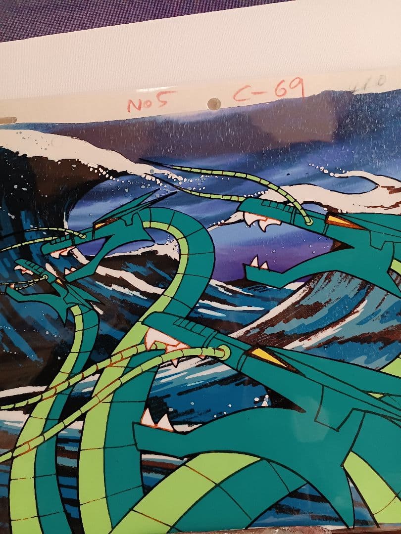 ♥️夏祭り価格♥️EDOYA　　背景画付き UFO戦士ダイアポロン　円盤鉄人