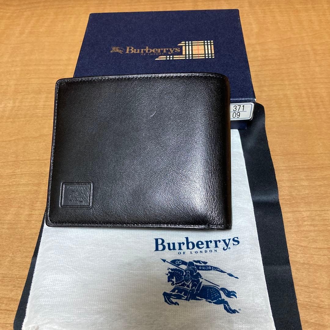 新品未使用　BURBERRY 折り財布　ノバチェック　レザー