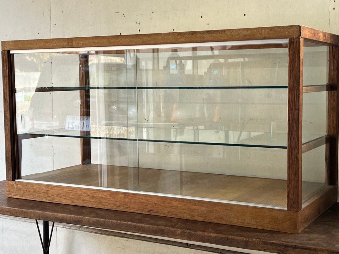 K*M様 昭和レトロ 木枠ガラスケース 和菓子店の陳列ケース ガラスショーケース
