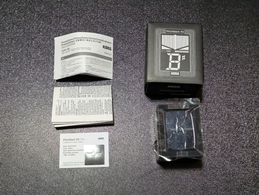 KORG Pitchblack XS ペダルチューナー