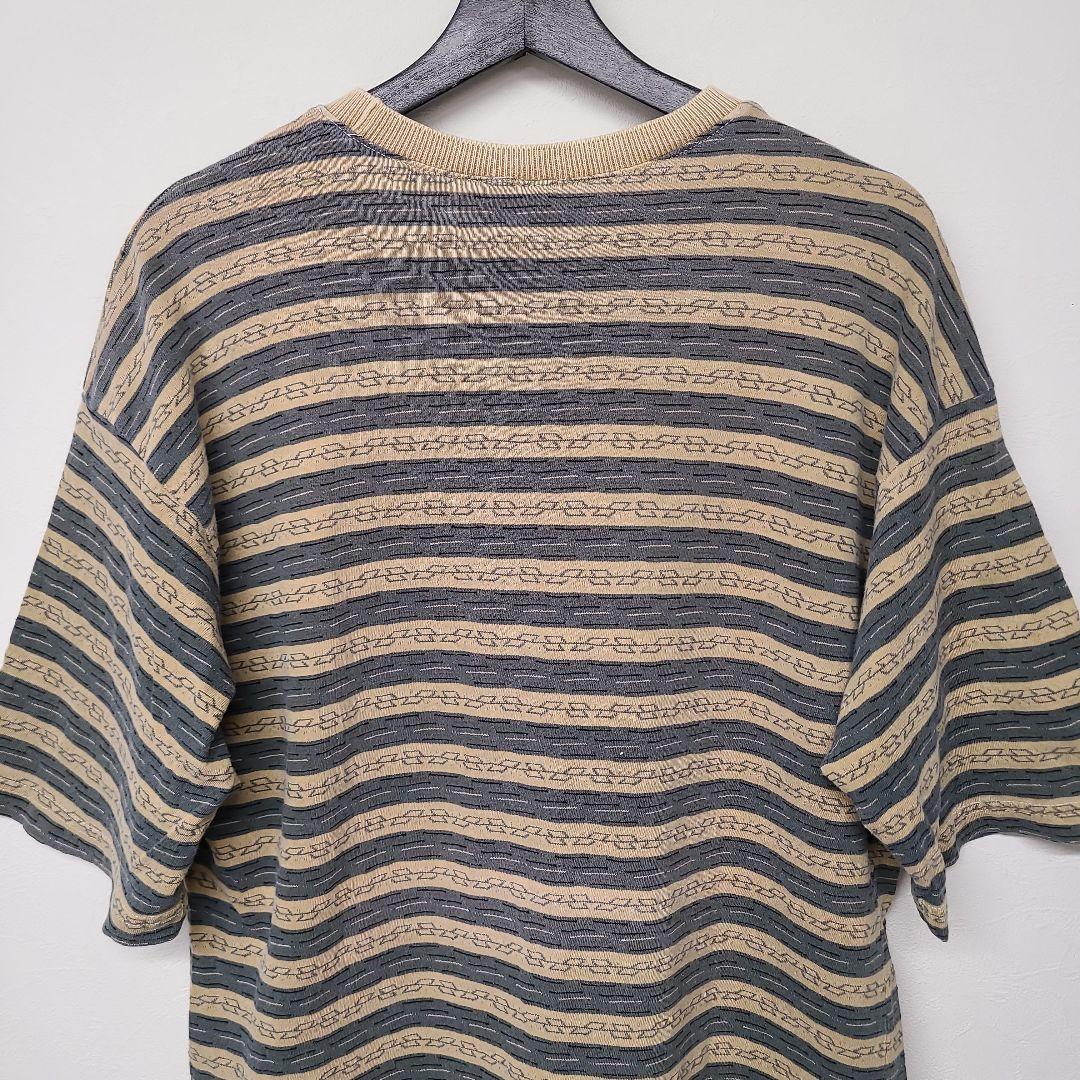 80s USA製 GRAMICCIグラミチ ジャガードボーダーT ポケットT