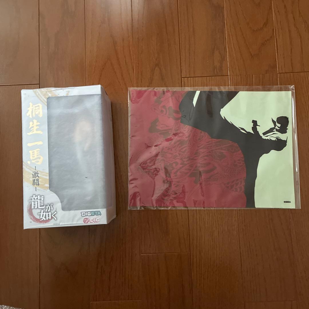 龍が如く　桐生一馬　激闘　フィギュア　限定特典ディスプレイクロス