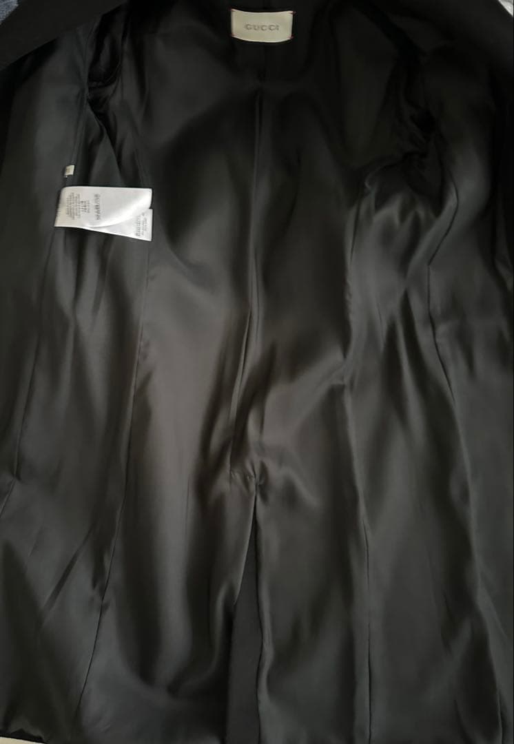 GUCCI グッチ チェスターコート 黒 38 美品 即日発送