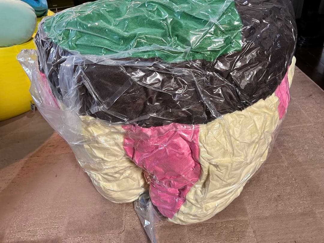 村上隆　2m 特大クッション　フラワー　ピンク×アイボリー　新品