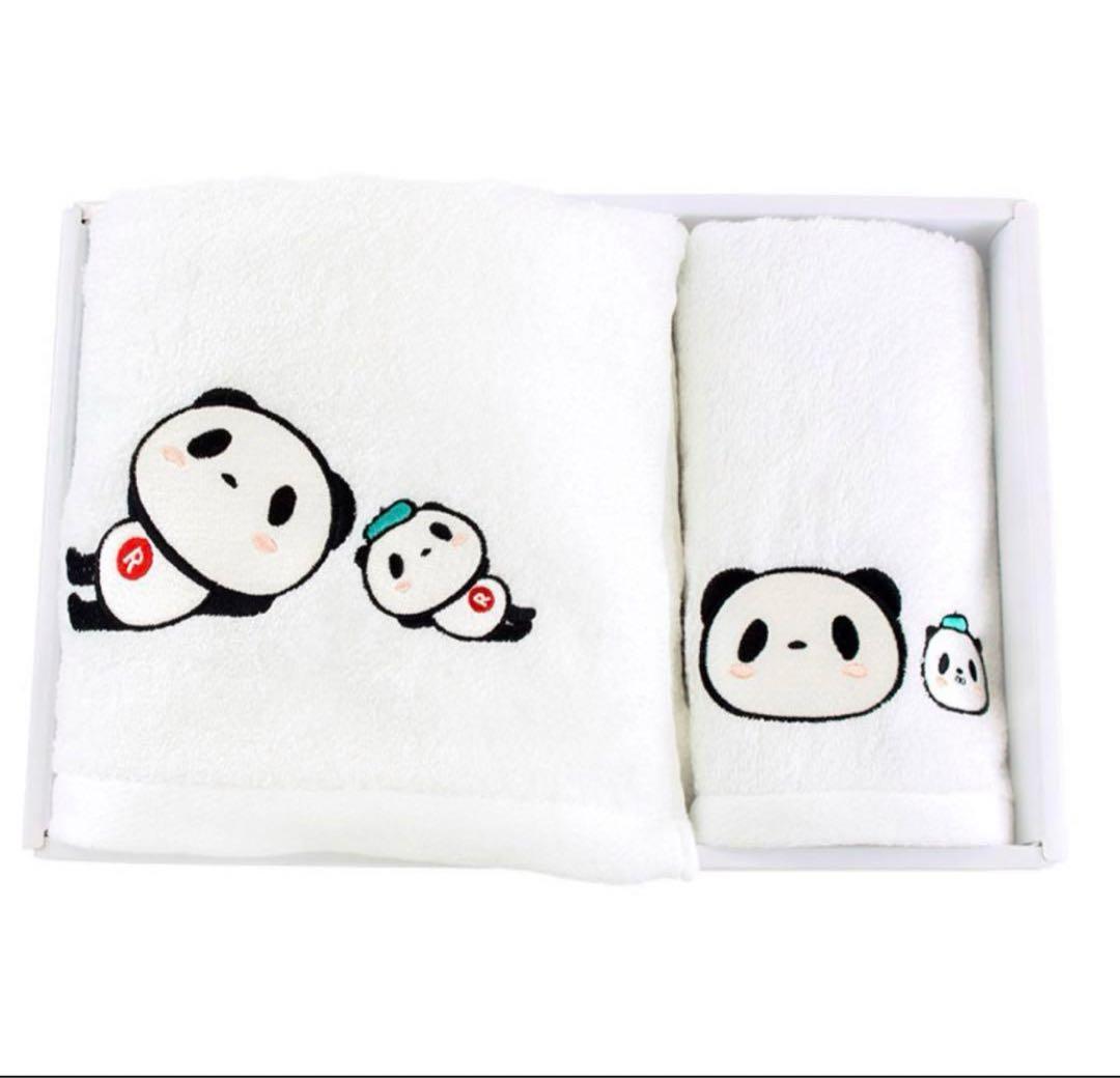 【新品未開封】お買いものパンダ　タオルセット、大判バスタオル　セット