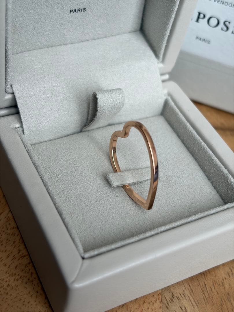 REPOSSI レポシ Antifer ハートリング 18K PG 53号