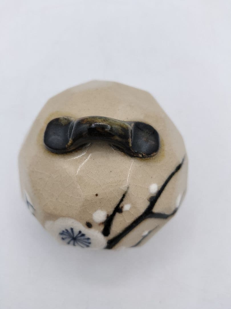 c466 香合 槍梅 佐藤大道 木箱 茶道具 古物