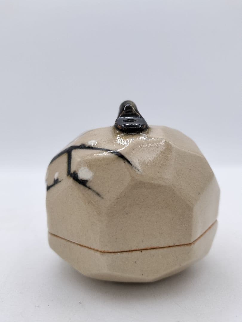 c466 香合 槍梅 佐藤大道 木箱 茶道具 古物