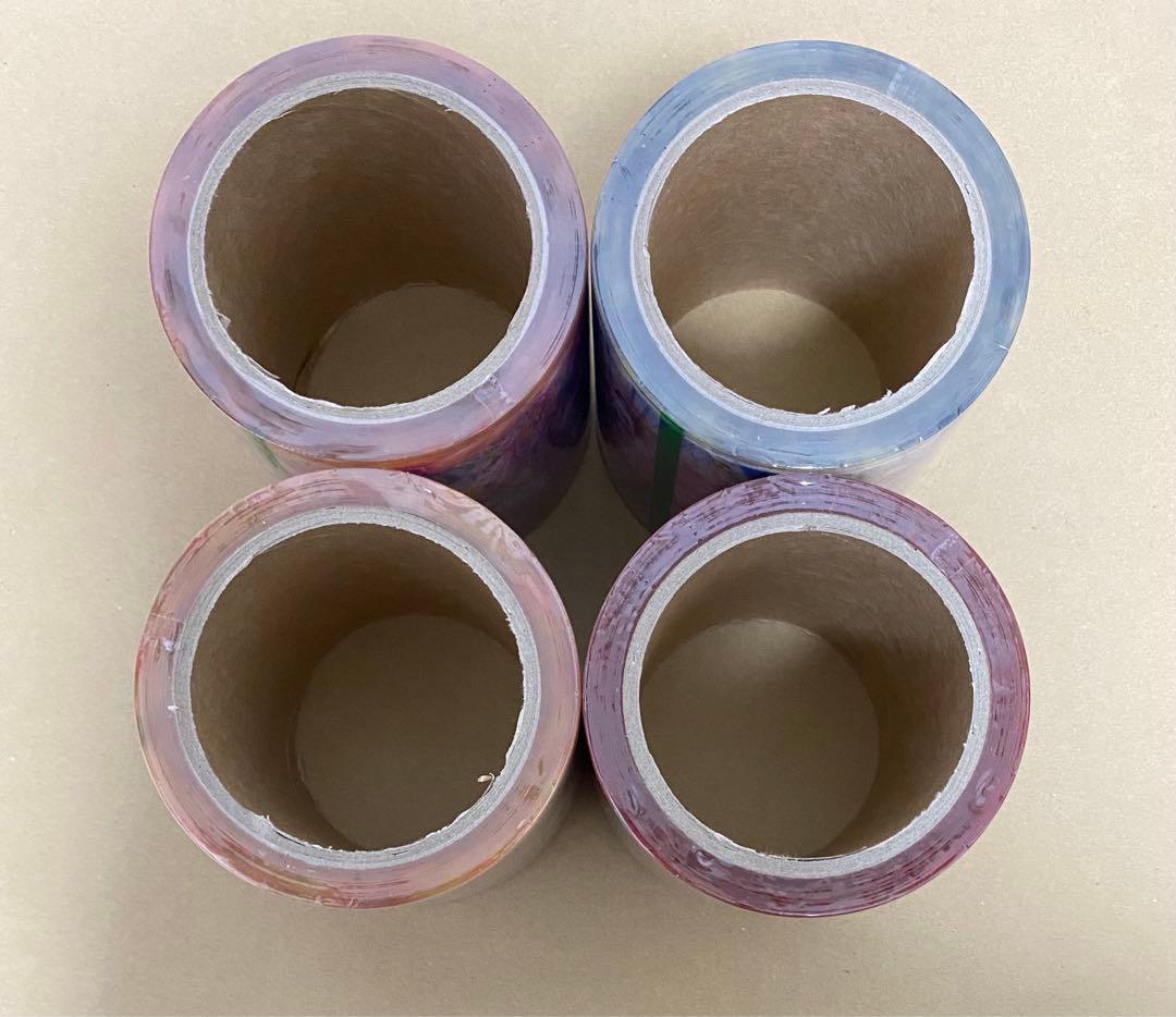 海外 OPPテープ 4個 韓国作家 O1004 デザインテープ 人物 女の子