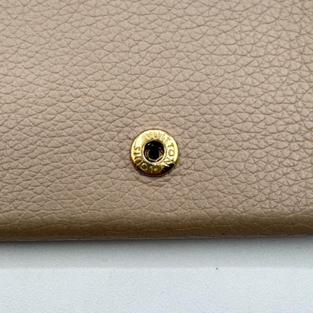 ルイヴィトン ポルトフォイユ・ロックミニ 三つ折り財布 ICチップ搭載 ベージュ