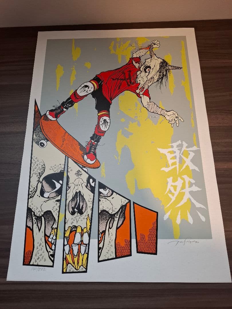 パスヘッド ポスター 敢然 シルクスクリーン　222枚限定 Pushead