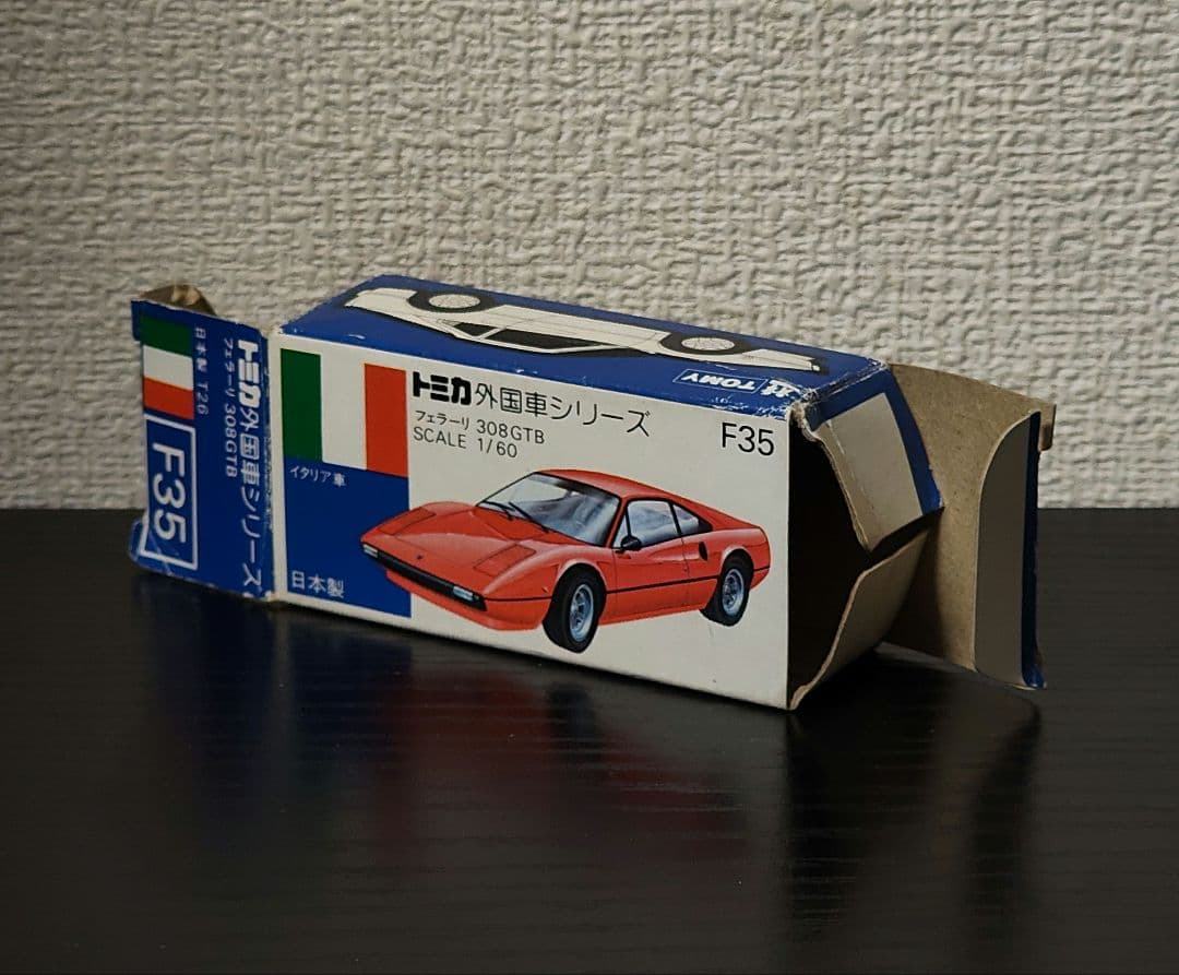 TOMICA　トミカ　フェラーリ　308GTB　赤色　ワイドホイール　箱付き