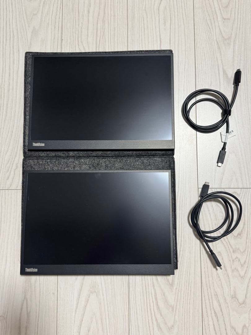 Lenovo Thinkvision M14d 美品中古2台セット保証付