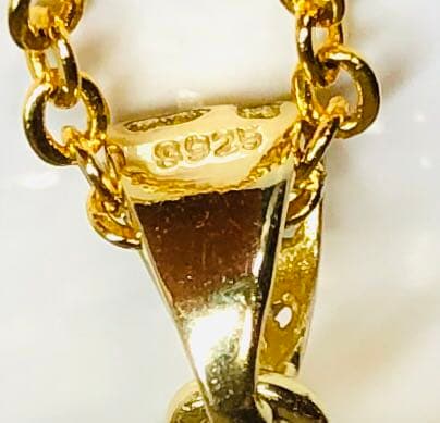 至宝の輝き 黄金の雫ペンダント④（ルチルクォーツ）