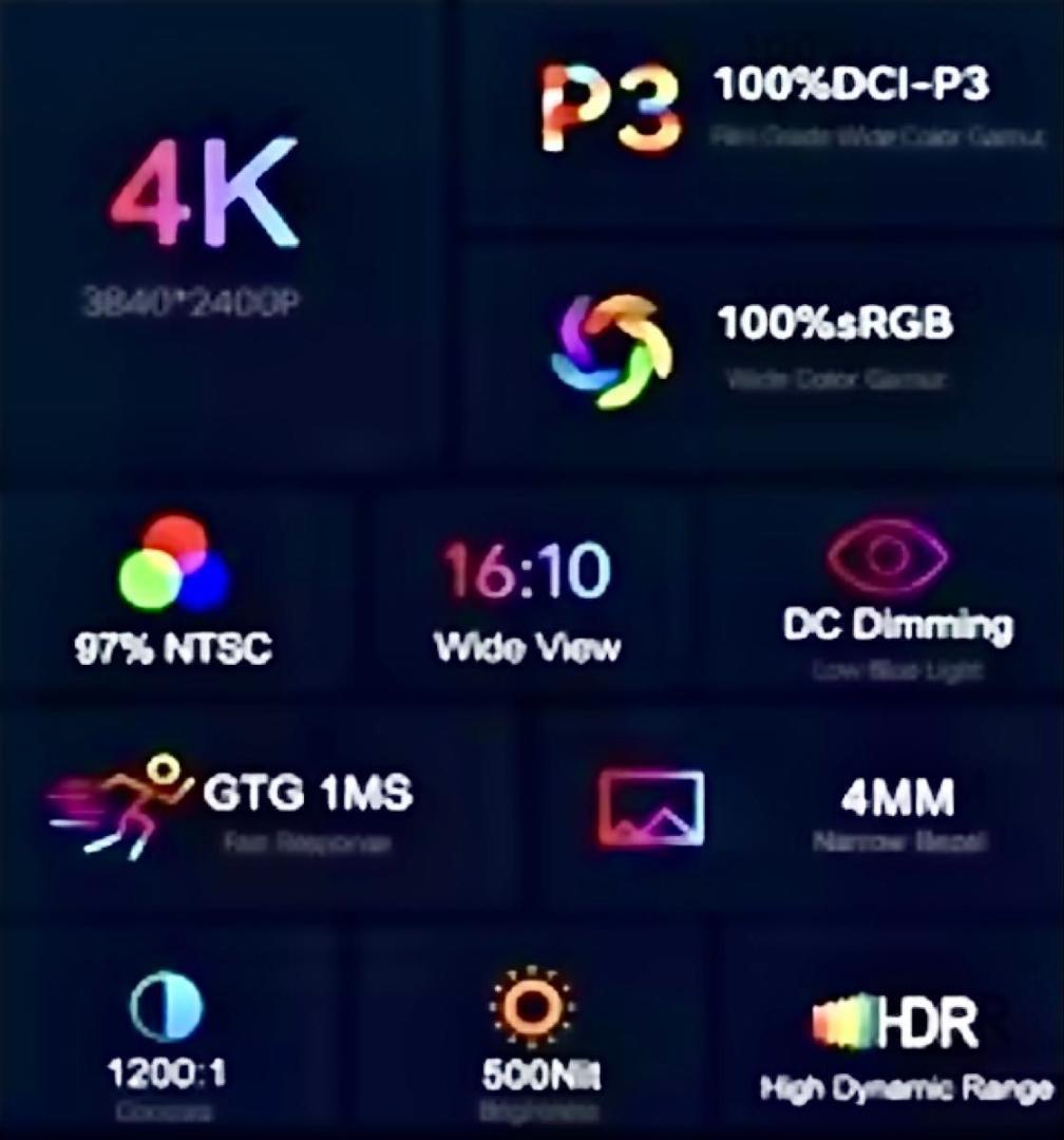 モバイルモニター 16インチ 4K 60Hz 500nit 1ms USB-c