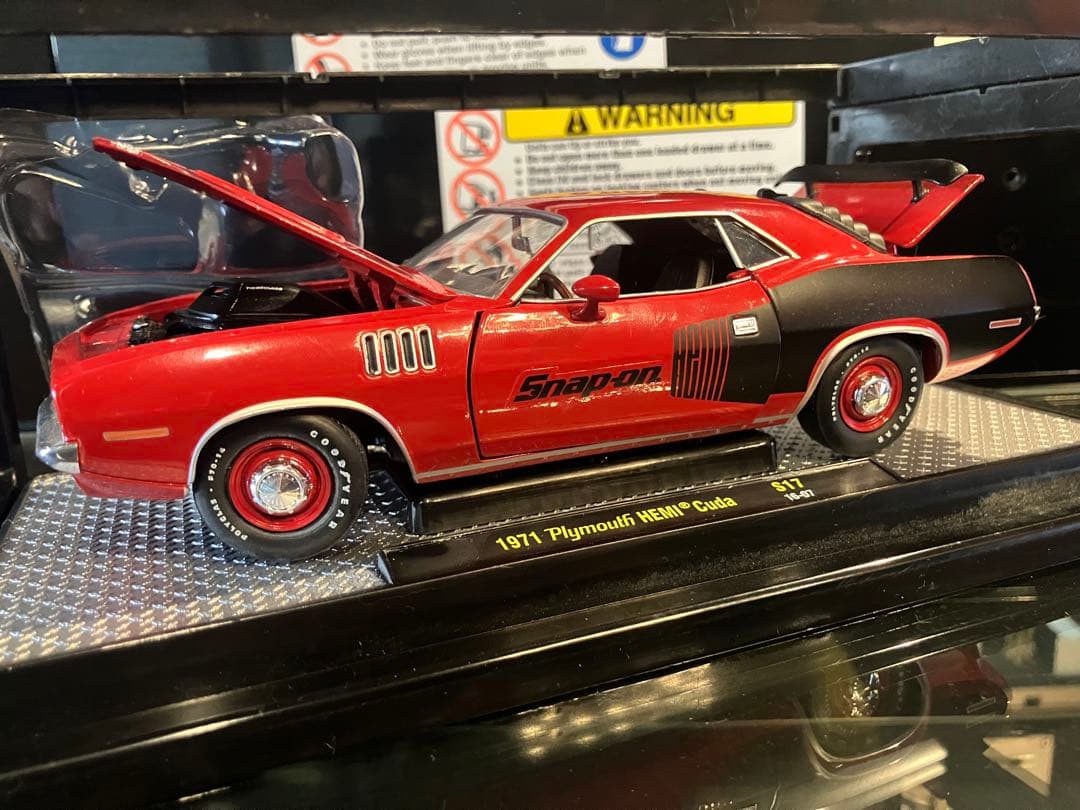 Snap-on 1971 Plymouth HEMI Cuda 1:24スケール