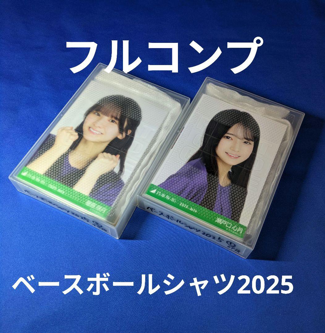 乃木坂46 ベースボールシャツ2025　生写真　３９コンプ　１１７枚　フルコンプ