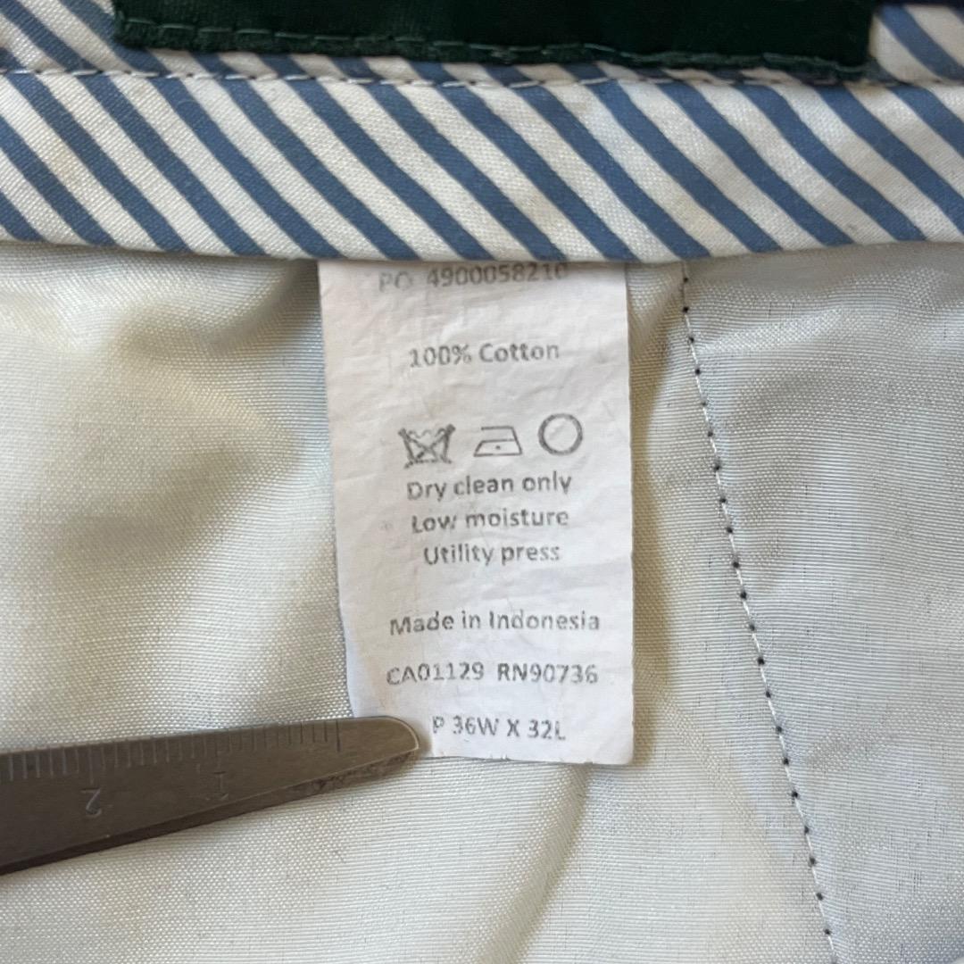 ローレン ラルフローレン W36 ポロチノ コーデュロイ 古着 黒 17811