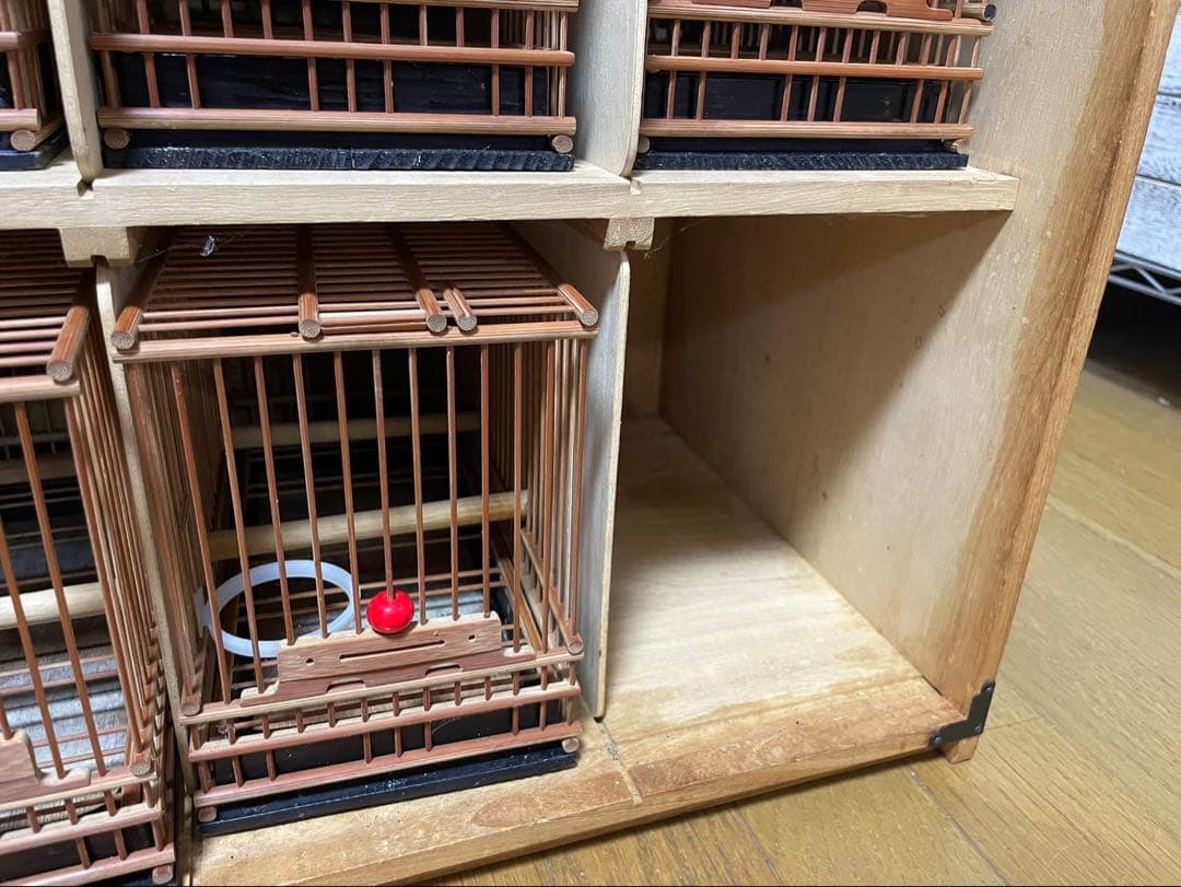 メジロカゴ６個＆寝かせ箱
