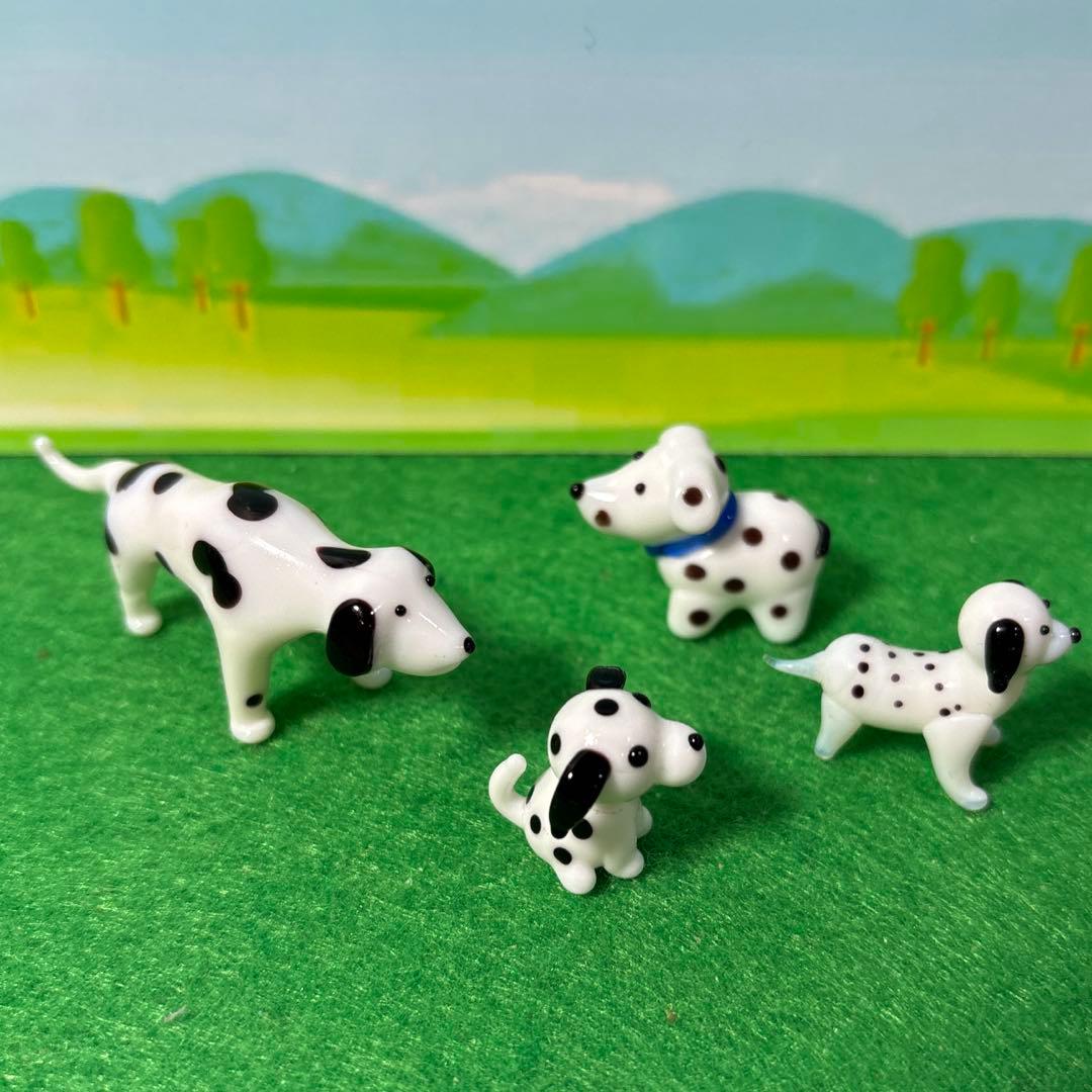 ダルメシアン　ガラス細工