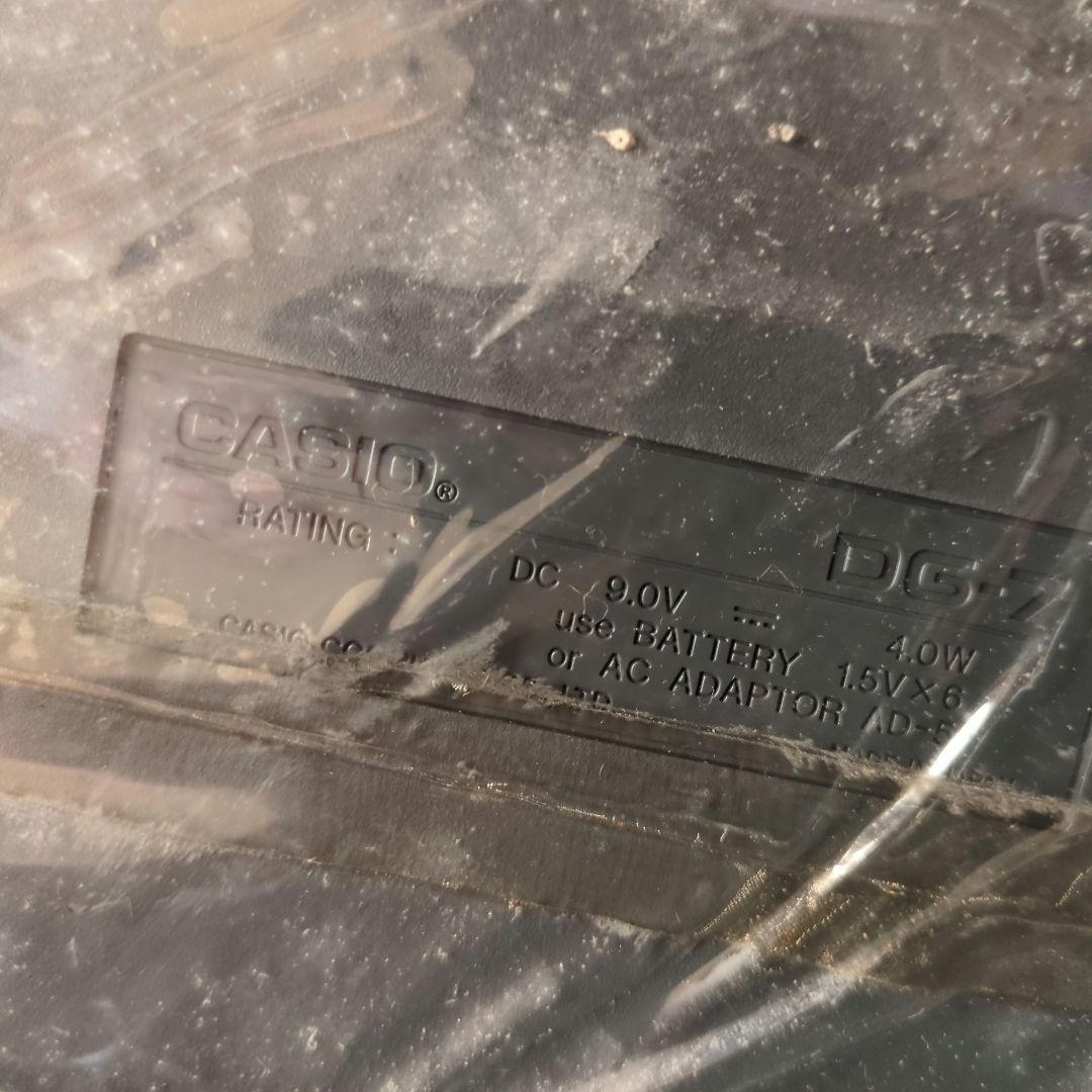 CASIO デジタルギター DG-7 グレー 説明書付