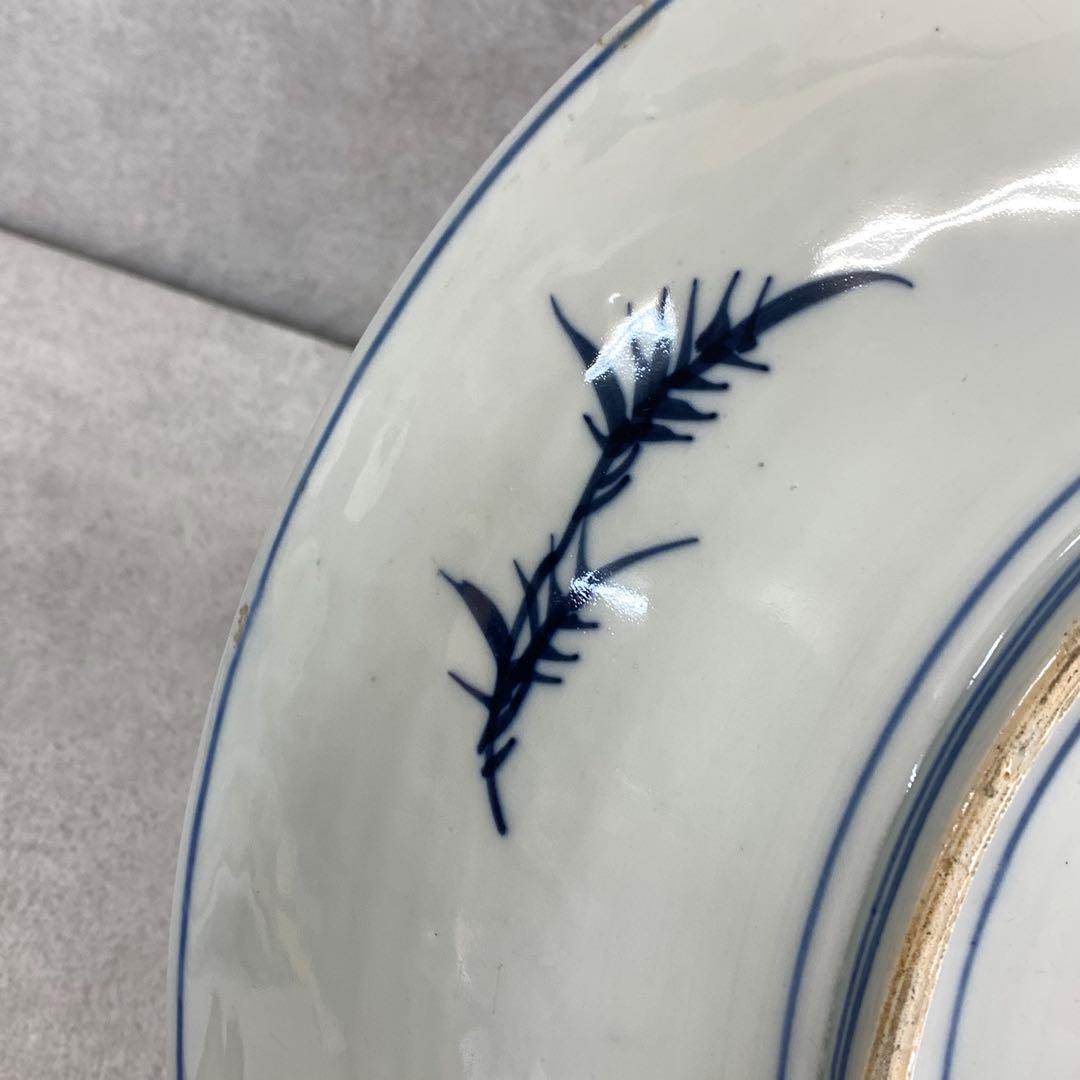 直径40.4cm ! 大皿 飾り皿 大正 時代物 昭和レトロ ⑤-1